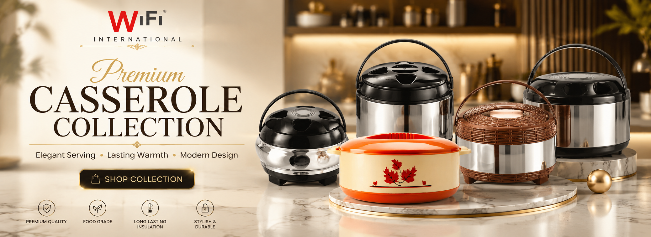 Premium Casseroles Banner