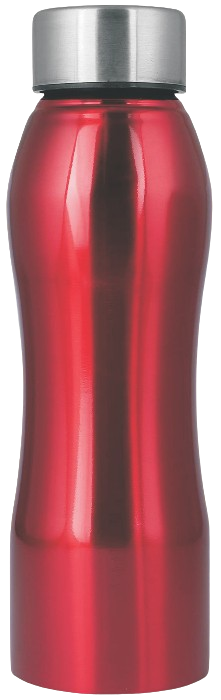 Stylish Red Ergonomic Stainless Steel Bottle